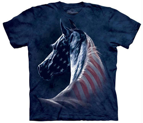 PATRIOTIC HORSE HEAD