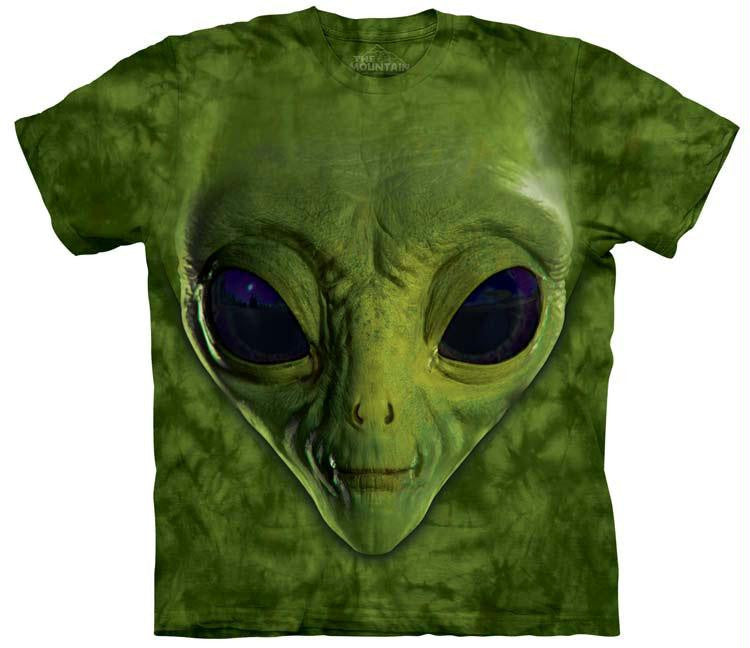 GREEN ALIEN FACE