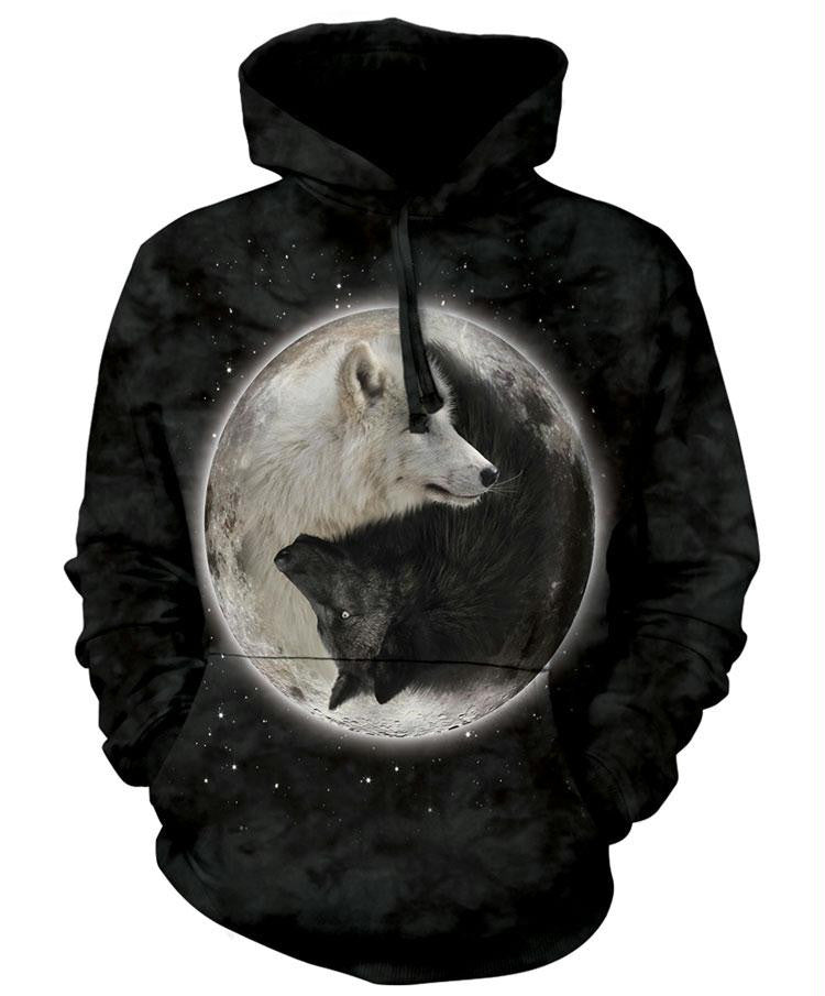 YIN YANG WOLVES HOODIE